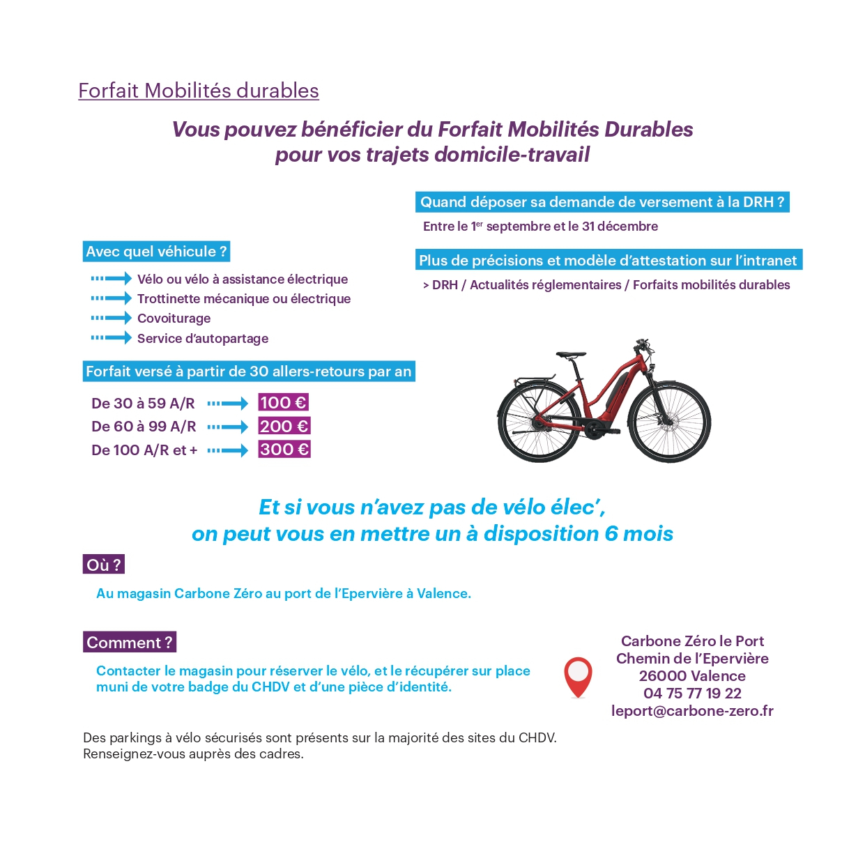 Eco Mobilité au CHDV - NOV 2024